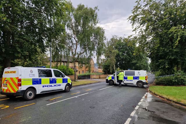 A police cordon was put in place on Stainbeck Road throughout Monday (August 12) following the shooting the day before.