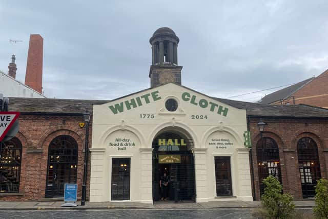 White Cloth Hall is set to open on Friday, August 23.