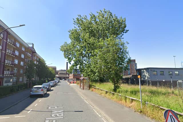 Police have arrested a man on Flax Street after a two-day search.