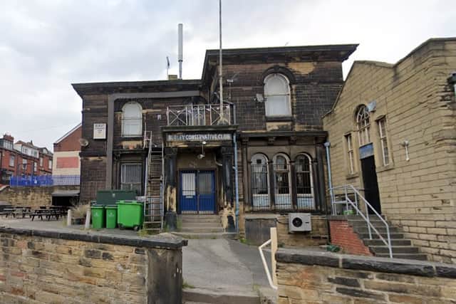 The Burley Conservative Club, where violence erupted during a funeral wake. (pic by Google Maps)