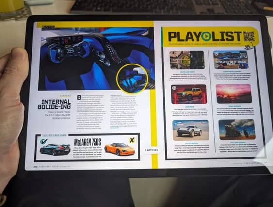 Digital magazines are very easy to read on a tablet or smartphone, and there’s a massive selection to choose from