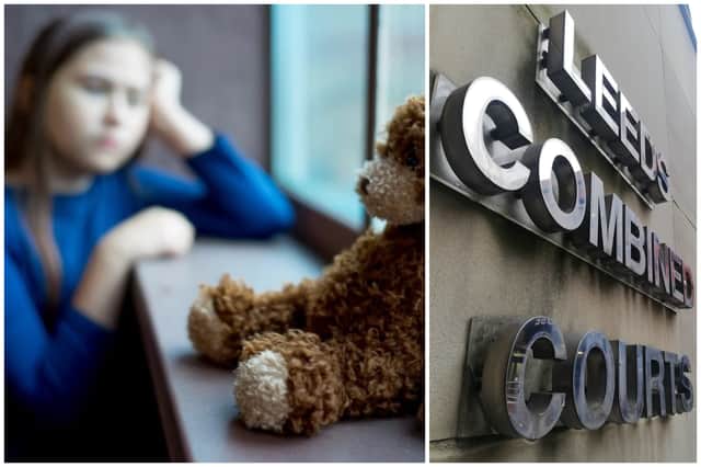 The foster girl was filmed and photographed by a paedophile who befriended the girl's foster mum. (pics by Adobe / National World)