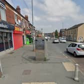 Amjad pulled the knife on the man on Agbrigg Road in Wakefield as children made their way home from school. (pic by Google Maps)