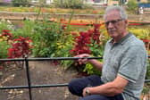 Former councillor Terry Westgate says tourists eager to get the perfect snap have trashed public flowerbeds in an "absolute tragedy' for the city.
