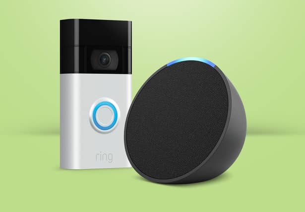 Devices like the Ring Doorbell and smart speakers are heavily discounted