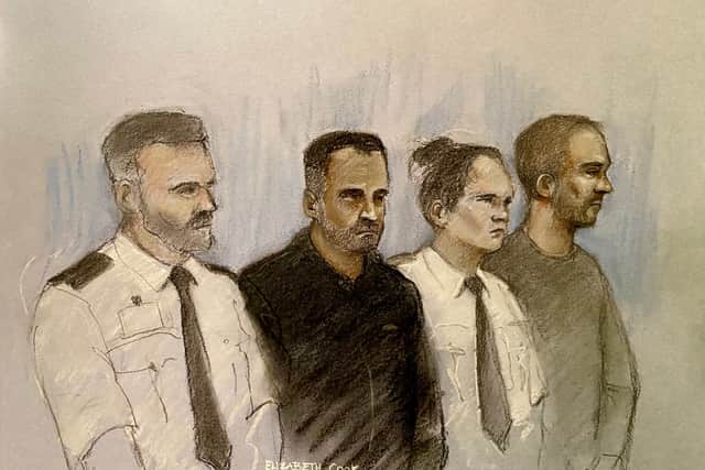 Both defendants are accused of murdering Ms Gawith and the three children.