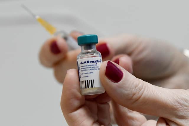 Parents are being urged to vaccinate their children against measles ahead of the new school term. (Photo: SAVO PRELEVIC/AFP via Getty Images)