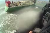 Marine Police rescue yachtsman from storm.