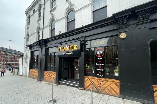Brew York, in New Briggate, has announced relocation. Photo: National World