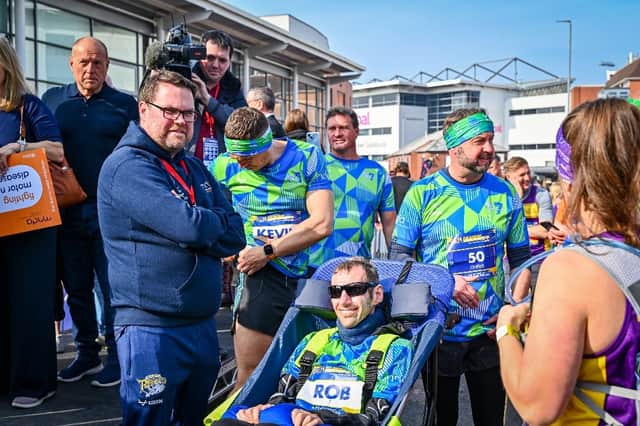 Participants of all abilities and ages are encouraged to Run For Rob at the 2025 Rob Burrow Leeds Marathon