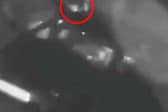 CCTV captures two men creeping up on the parked car 