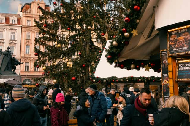Prague during the festive season