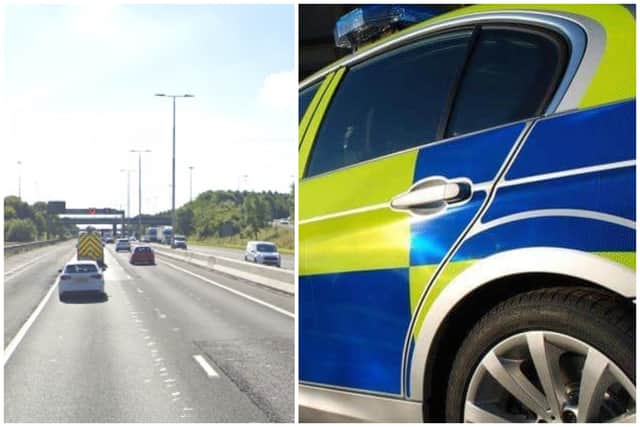 Police were unable to catch Deakin when he tried to get away on the M62 near Wakefield. (pics by Google Maps / National World)