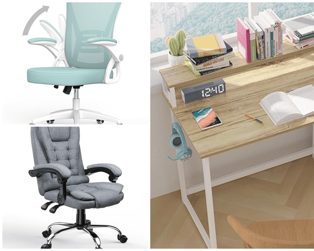 Desks and office chairs are on offer at Amazon this week