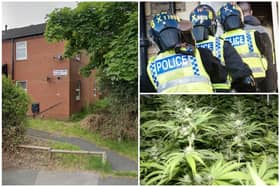 Immigration and police raided the corner property on Frankland Place in Chapeltown and found almost 1kg of cannabis and £16,000 in cash. (pics by Google Maps / National World)