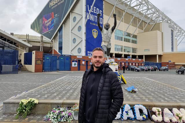 Andy Wardill said that he calls Elland Road "church" and that he is fully behind the stadium expansion