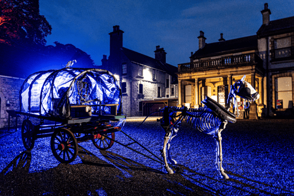 "Once Upon a Nightmare" is an immersive scare walk at Lotherton in Leeds aimed at eight- to 15-year-olds.