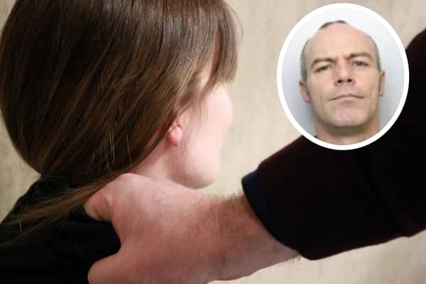 Lawson (inset) continues to deny controlling and attacking his partner, despite being found guilty after a trial. (pics by National World / WYP)