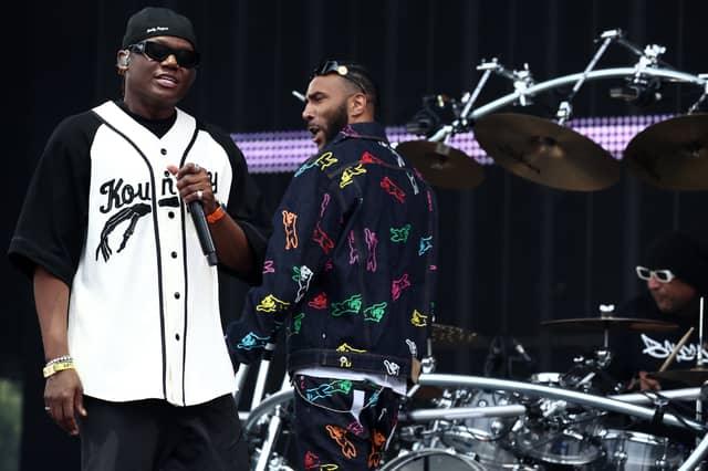 Takura and Chase & Status perform on the final day at TRNSMT Festival 2024 at Glasgow Green on July 14, 2024 in Glasgow, Scotland.