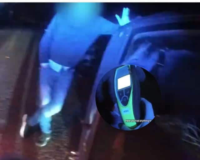 Luke Mills, 44, was almost three times over the legal limit for drink-driving when he crashed into a wall.