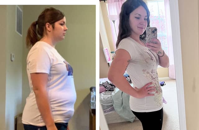 Danielle Broadway has lost over five stone using an AI-based app