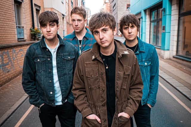 The Sherlocks Trent Jackson, Alex Procter, Kiaran Crook, and Brandon Crook