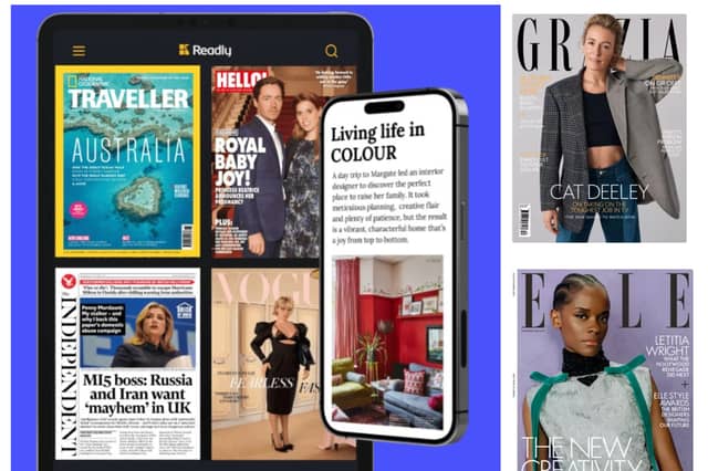 Thousands of magazines and newspapers can be found at Readly