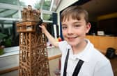 Charlie Barratt became the voice of the Blackpool Tower lift in 2022