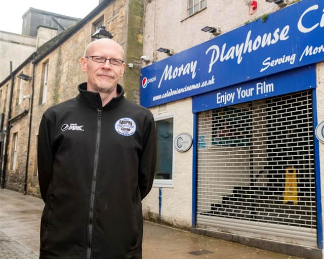 Staff at Moray Playhouse are convinced the movie theatre is haunted after a series of paranormal occurrences. Pictured: General manager, Steven Bieszke.