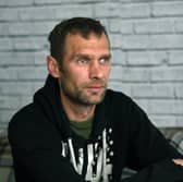 Seacroft man Mantas Jakaitis, who is constantly targeted by youths who abuse him and torment him and his children