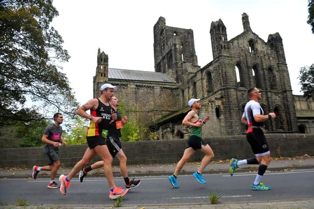 The Abbey Dash takes in Kirkstall Abbey during the scenic route
