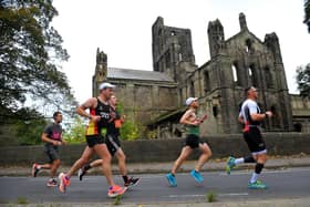 The Abbey Dash takes in Kirkstall Abbey during the scenic route