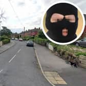 Gray and his associates wore masks and attacked the woman at her home on Hollin Park Crescent in retaliation for an earlier incident in which she smashed windows at his home. (pics by Google Maps / National World)