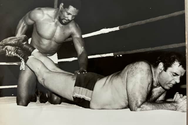 'Jamaica' George Burgess in the ring