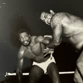 'Jamaica' George Burgess in the ring.