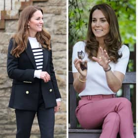 Kate Middleton looks stylish whatever she wears - even when she's wearing trainers