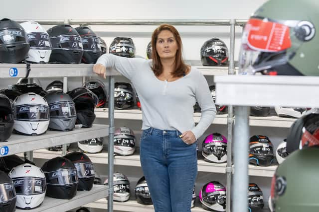 Stephanie Kovrlija left the police force three years ago to work in a motorbike store