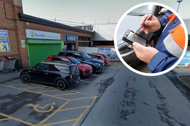 Torr attacked the parking attendant when he was about to give him a ticket for parking in a disabled bay at Northside Retail Park. (pics by Google Maps / National World)