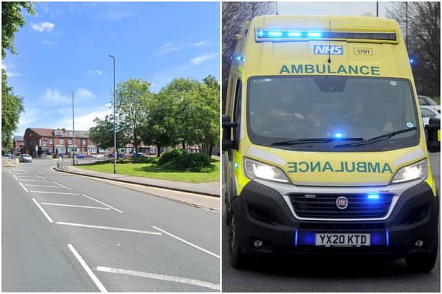 A man in his 20s was taken to the hospital with a suspected stab wound after an incident on Town Street in Beeston, Leeds.