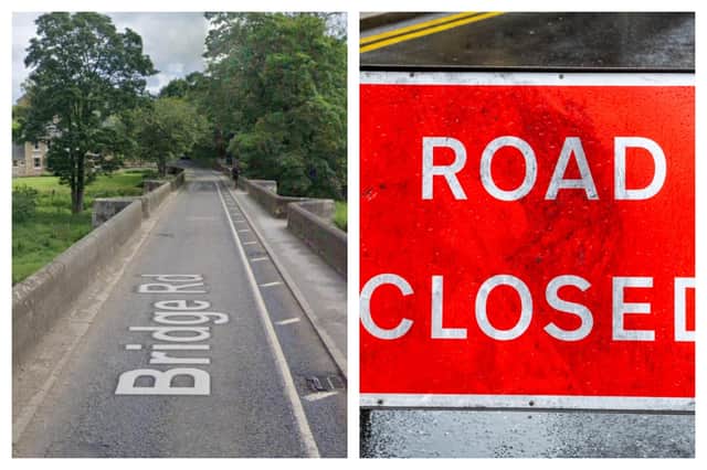 Thorp Arch Bridge, located on Bridge Road in Wetherby, is set for a daytime closure.