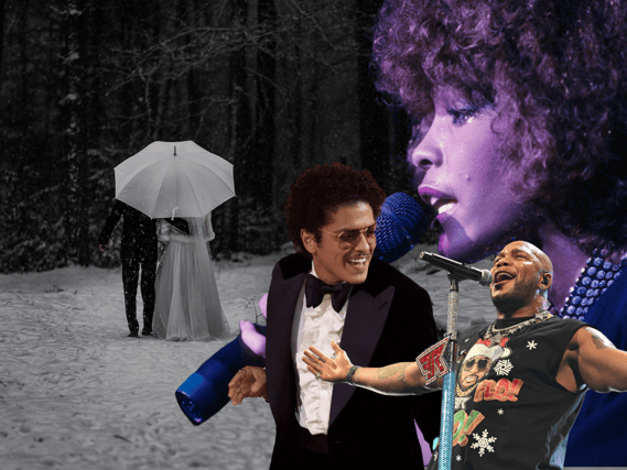 From Whitney Houston and Bruno Mars to, believe it or not, Flo Rida; these are the most popular wedding songs you could consider for your Christmas ceremony.
