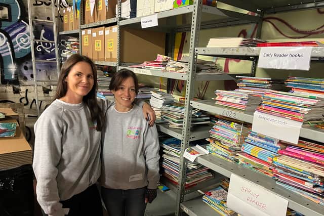 Laura Thompson and Katharine Savan from the Children's Book Project in Leeds