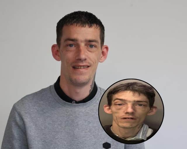 James is approaching two years' clean, and the former drug addict and shoplifter now helps to prevent theft