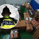 Huge haul of illegal fireworks worth £10k seized