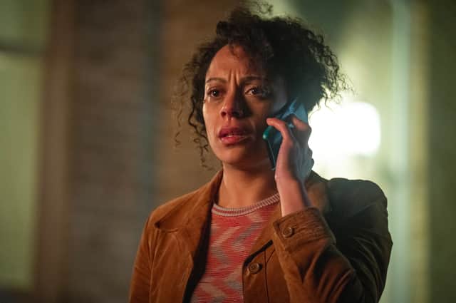 Rosalind Elezar as Kat Donovan in Missing You. Photo: Vishal Sharma/Netflix
