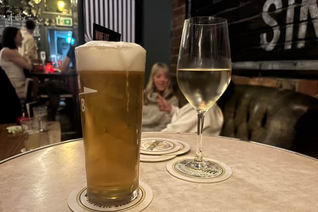 Preston offers a wide selection of craft beers along with a range of wines.