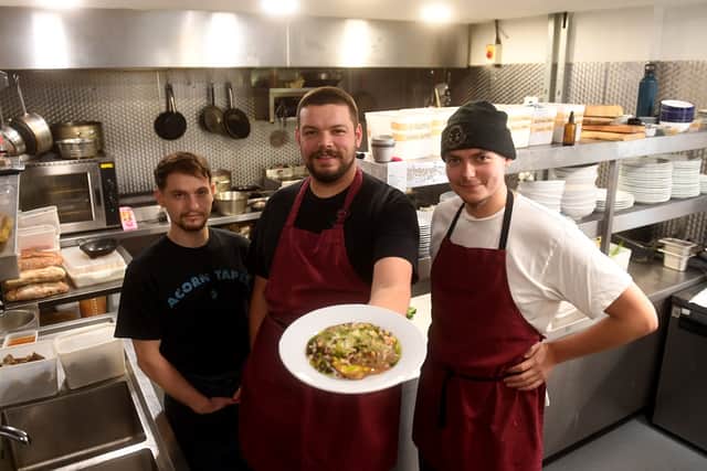 The team said that working collaboratively is crucial, with menu ideas decided in a weekly team meeting.