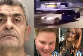 Dhiya Al-Maamoury ploughed into a crowd of people at an illegal street racing event - killing two teenagers Ben Corfield and Liberty Charris.