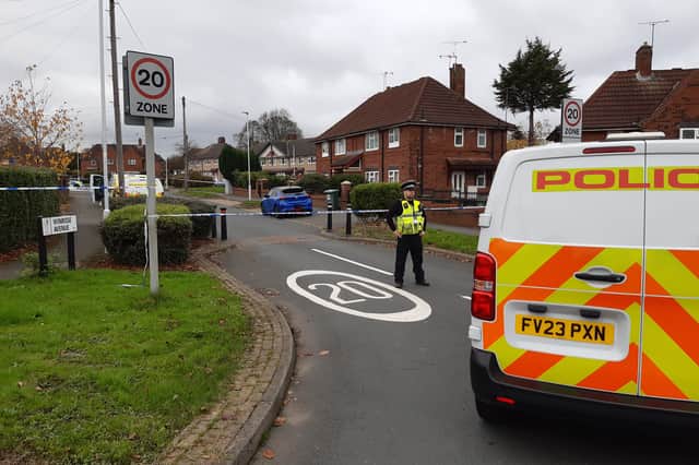 Police were called to a report of a man having been stabbed at an address in Winrose Avenue, Belle Isle.
