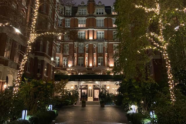 Outside of St Ermin’s Hotel. (Photo: Isabella Boneham)